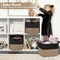 Cube Storage Bins - Towel, Book, Cloth, Shoes, Closet Shelf Woven Baskets for Office, Baby Laundry, Toys, 13''x9.8''x9''